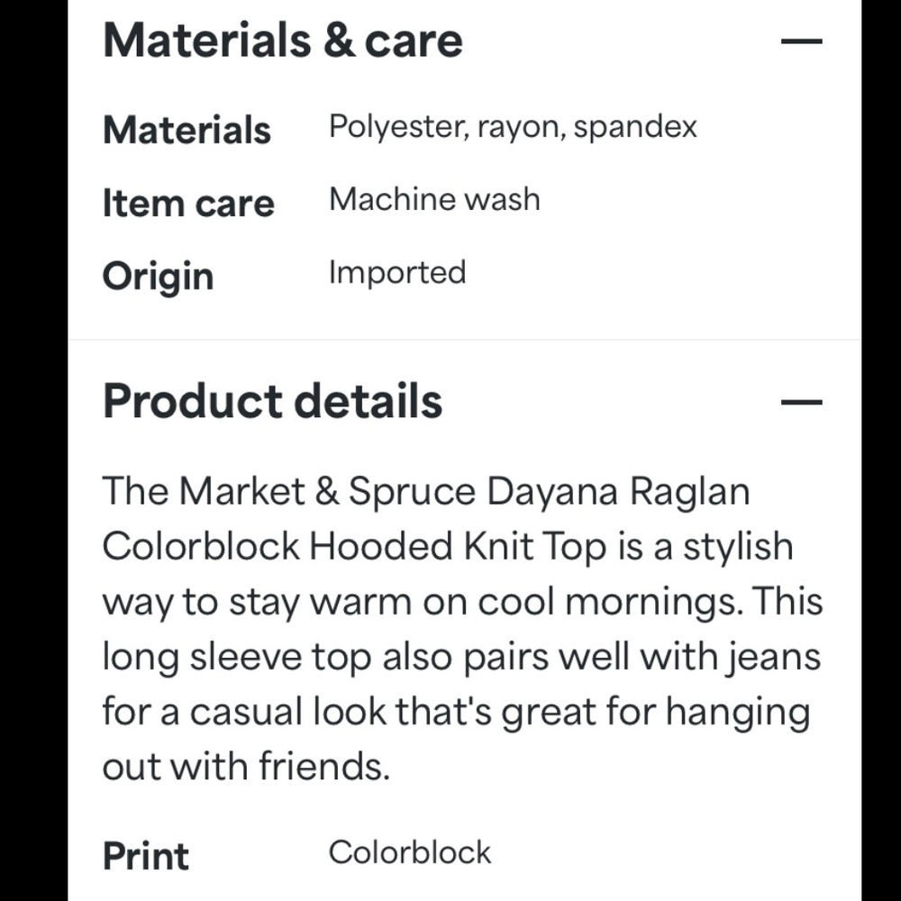 Market & Spruce Dayana Raglan Sleeve Soft Lightweight Sweatshirt - Picture 6 of 13